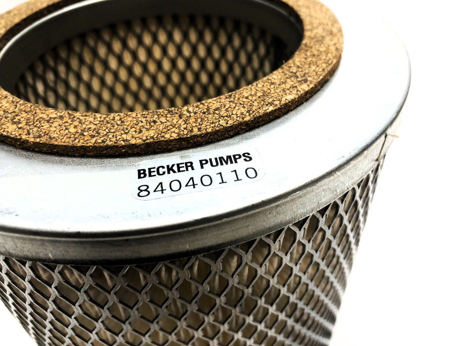 Becker Pumps Vacuum Air Filter 84040110 NOS