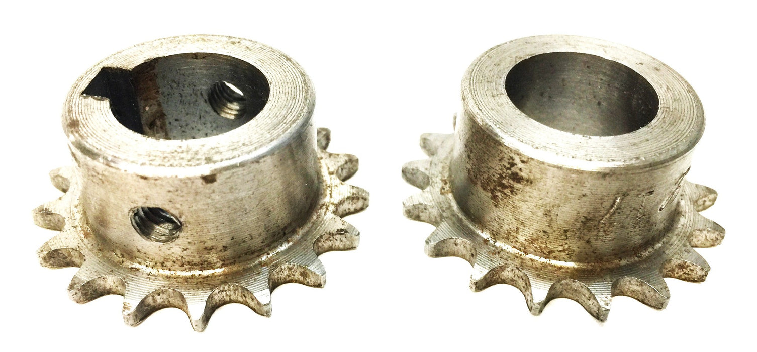 Linn Gear Co. Steel Roller Chain Sprocket 04B17 [Lot of 2] NOS