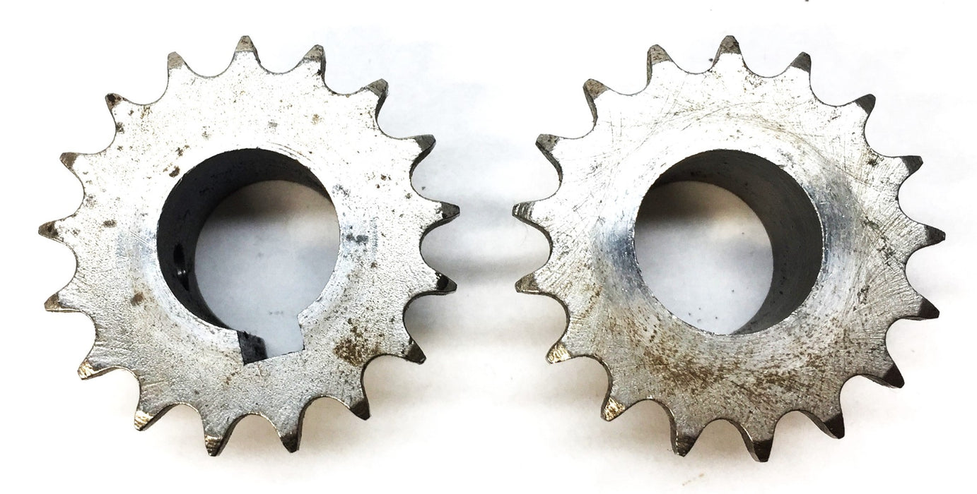 Linn Gear Co. Steel Roller Chain Sprocket 04B17 [Lot of 2] NOS