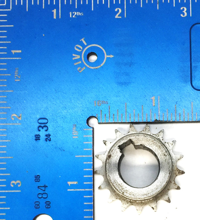 Linn Gear Co. Steel Roller Chain Sprocket 04B17 [Lot of 2] NOS