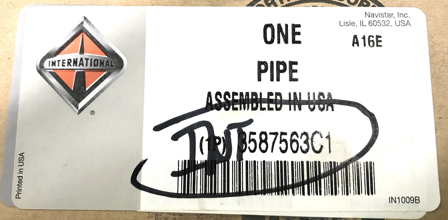 International Pipe Exhaust Assembly 3587563C1 NOS