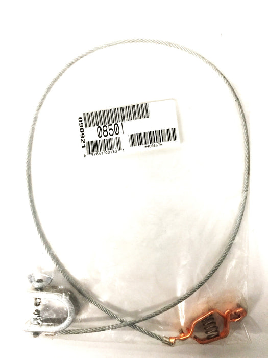 Justrite Anti-Static Wire with C-Clamp 08501 NOS