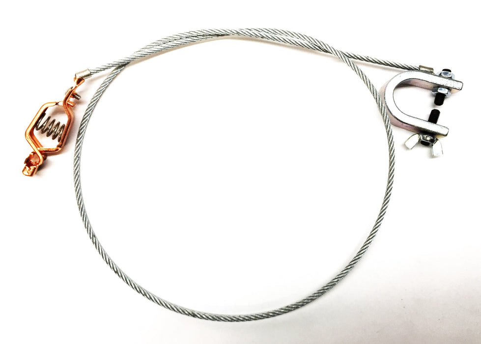 Justrite Anti-Static Wire with C-Clamp 08501 NOS