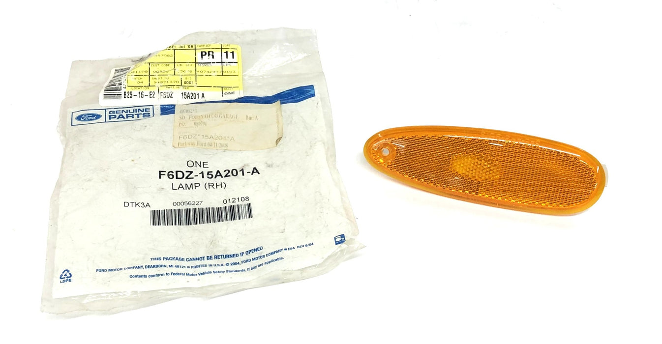 Ford Amber Right Hand Lamp F6DZ-15A201-A NOS