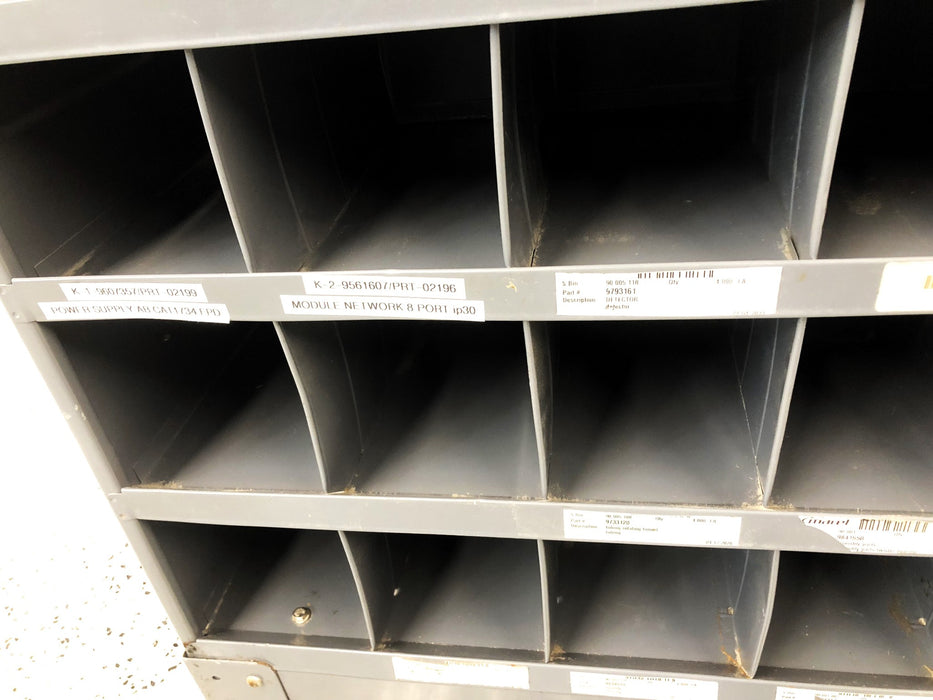 Unbranded 18 Slot Metal Storage Shelf USED LOCAL PICKUP ONLY