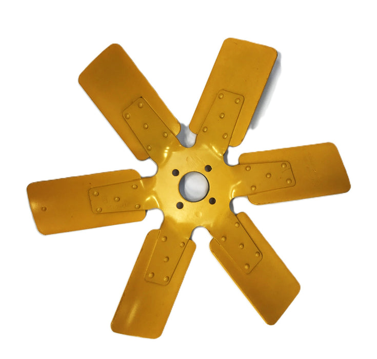 Perkins 17 inch Steel Yellow Fan Blade 2485C809 NOS