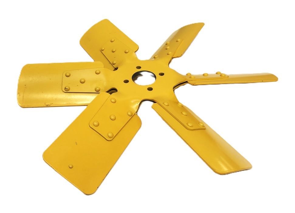 Perkins 17 inch Steel Yellow Fan Blade 2485C809 NOS