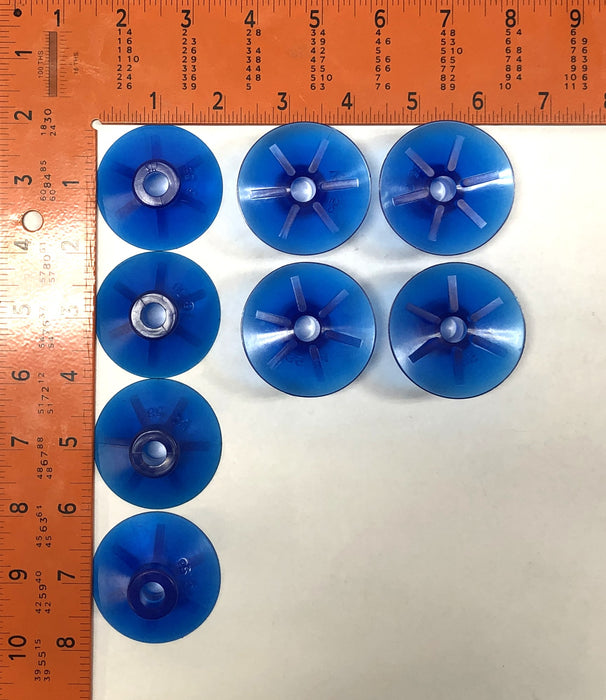 Vi-Cas Blue Rubber Vacuum Suction Cup VC58 [Lot of 8] NOS