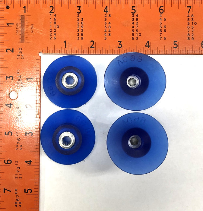 Vi-Cas Blue Rubber Vacuum Suction Cup VC99 [Lot of 4] NOS