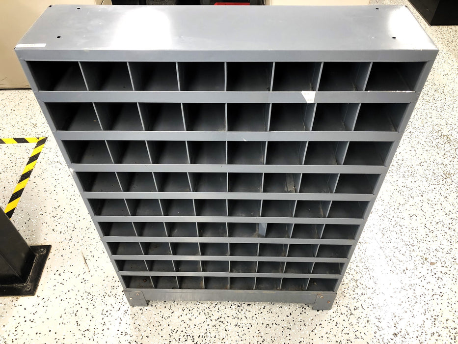 Durham MFG 72 Compartment Metal Storage Shelf USED LOCAL PICKUP ONLY