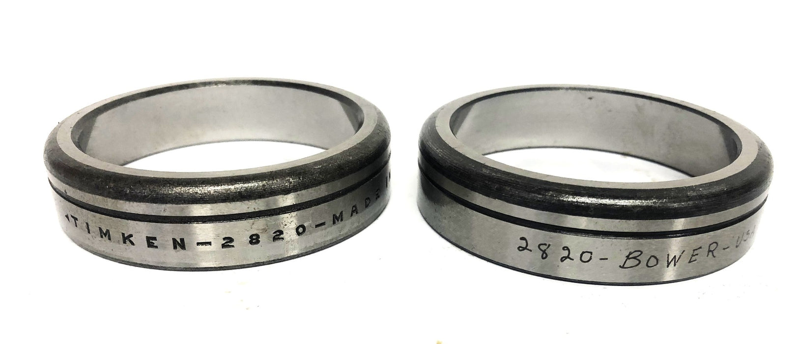 Bower/Timken Tapered Roller Bearing Cup No Box 2820 [Lot of 2] NOS