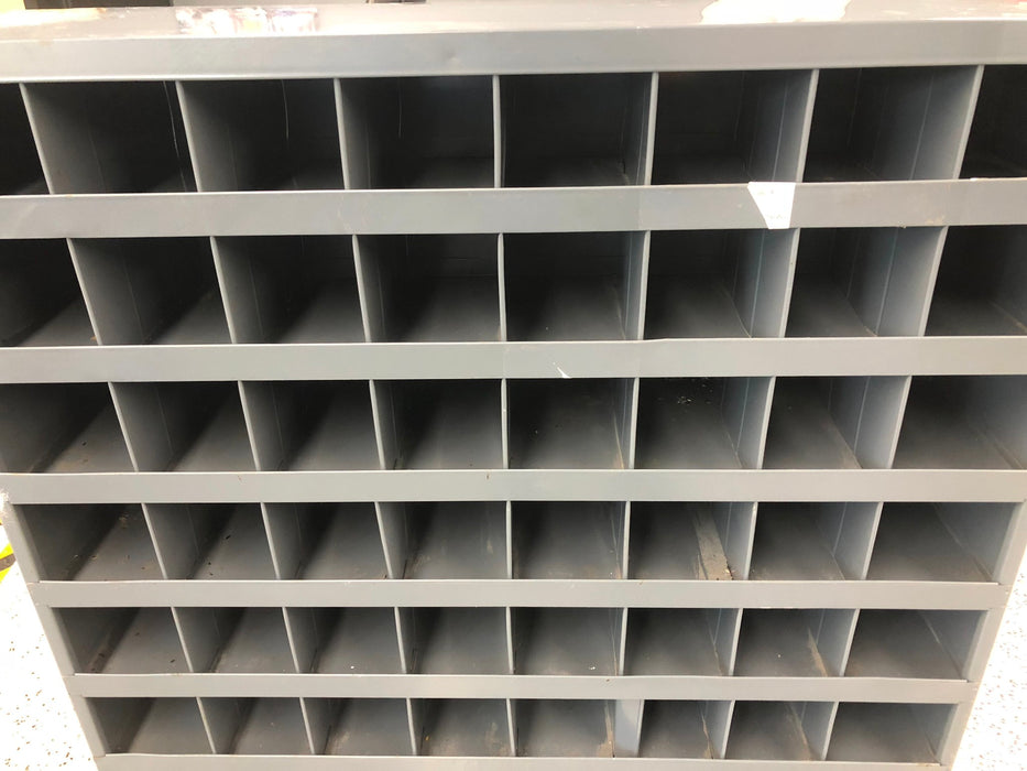 Durham MFG 72 Compartment Metal Storage Shelf USED LOCAL PICKUP ONLY