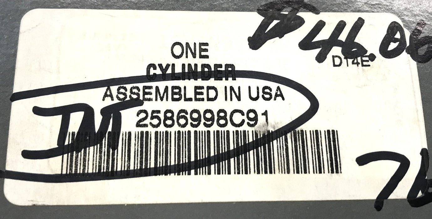 International Ignition Cylinder Lock With Keys 2586998C91 NOS