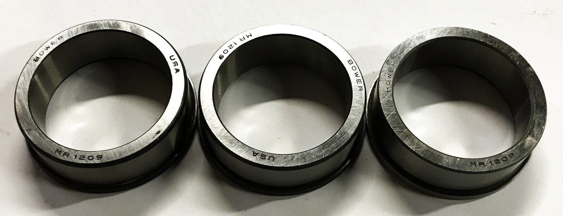 Bower Cylindrical Roller Bearing Flanged Inner Ring MR1209 [Lot of 3] NOS