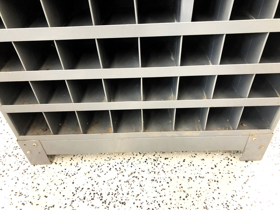 Durham MFG 72 Compartment Metal Storage Shelf USED LOCAL PICKUP ONLY