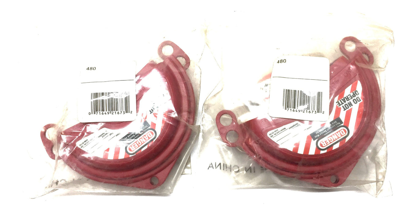 Master Lock Gate Valve Lockout 480 [Lot of 2] NOS