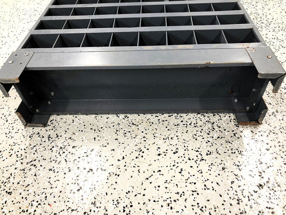 Durham MFG 72 Compartment Metal Storage Shelf USED LOCAL PICKUP ONLY