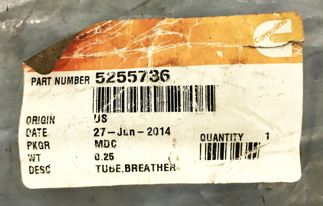 Cummins Breather Tube 5255736 NOS
