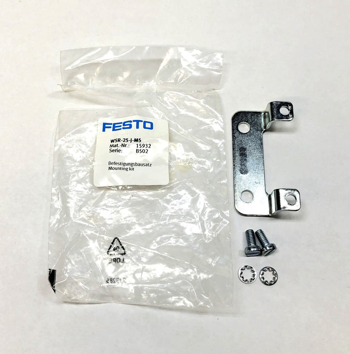 Festo Mounting Kit WSR-25-J-M5 (15932) NOS