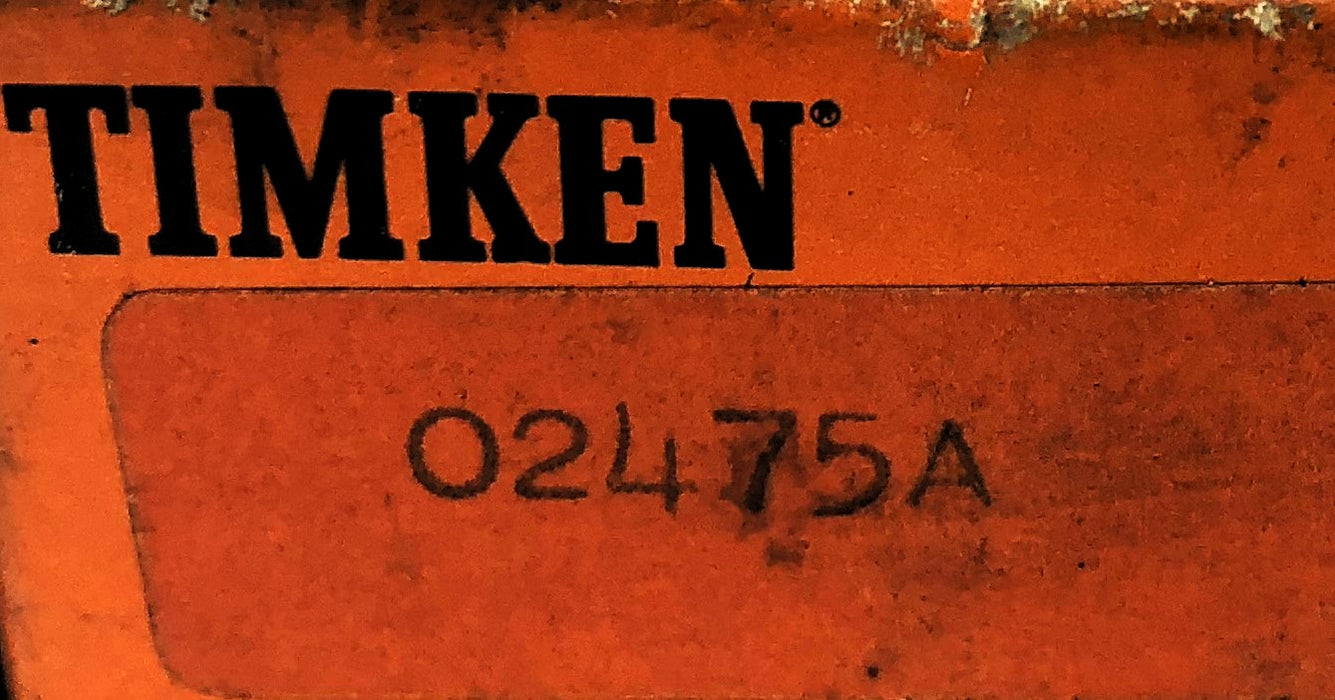 Timken Tapered Roller Bearing Cone 02475A NOS