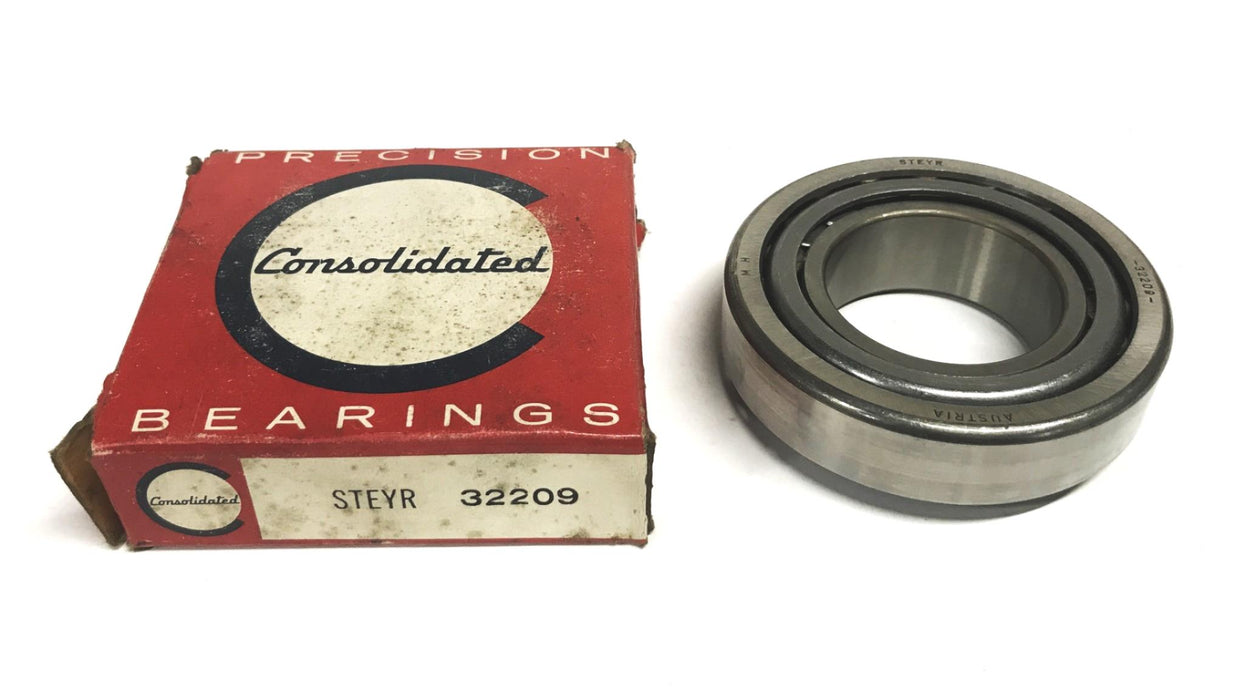 Consolidated Tapered Roller Bearing Cone and Cup 32209 NOS