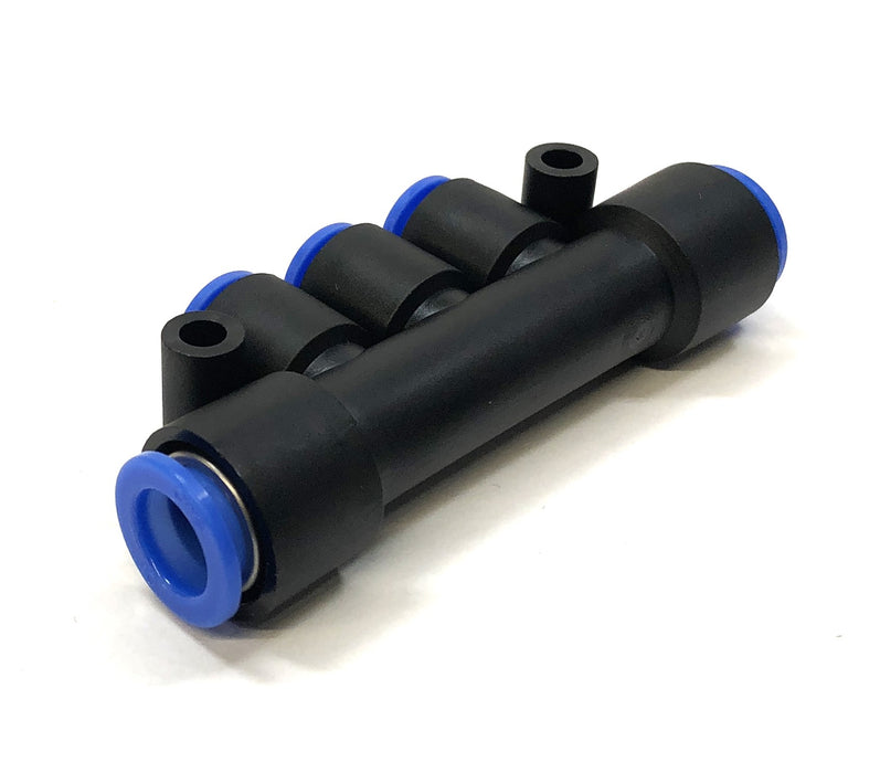 SMC Triple Union Push To Connect Manifold KM13-08-10-3 NOS