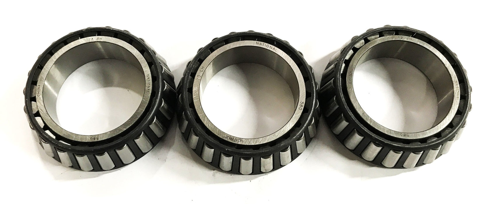 National Bearings Tapered Roller Bearing Cone 580 [Lot of 3] NOS