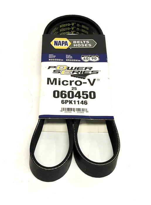 NAPA Power Series Micro-V 25 V-Belt 6PK1146 (060450) NOS