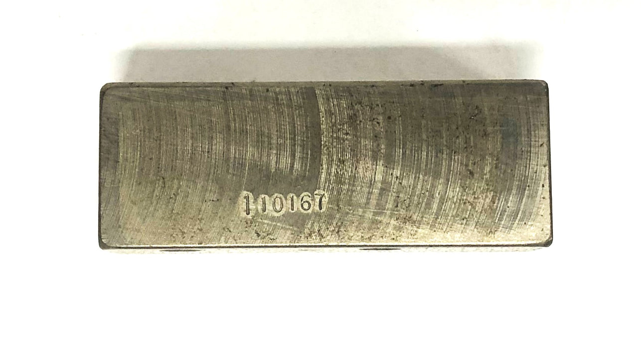 Unbranded 1.10X2.95 Inch OAL 0.31 Inch Keyway Milling Block 110167 NOS