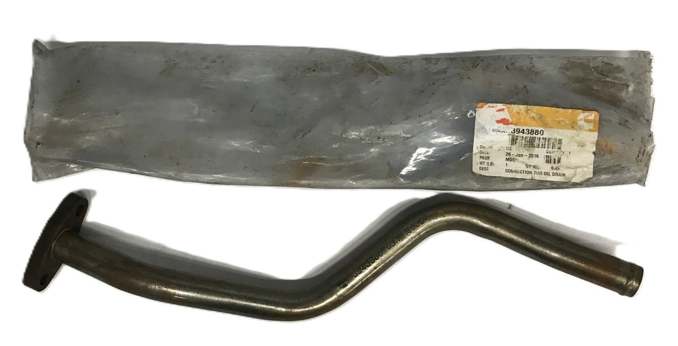 Cummins Turbo Oil Drain Connection 3943880 NOS