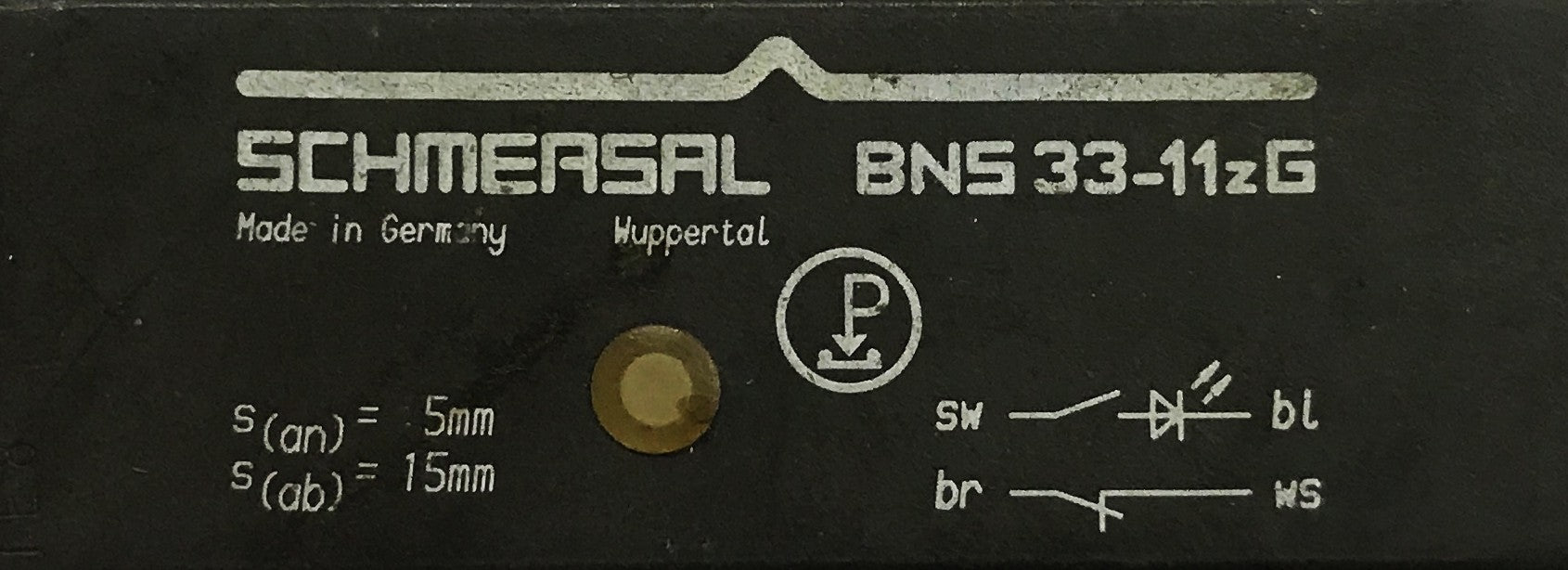 Schmersal  24VDC Magnetic Safety Sensor Switch BNS33-11ZG USED