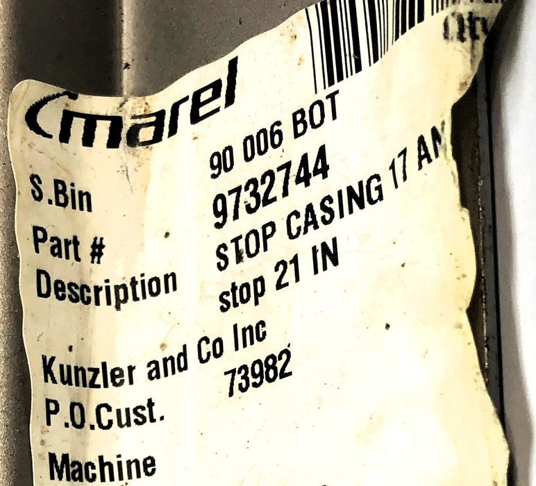 Marel Stop Casing 9732744 NOS