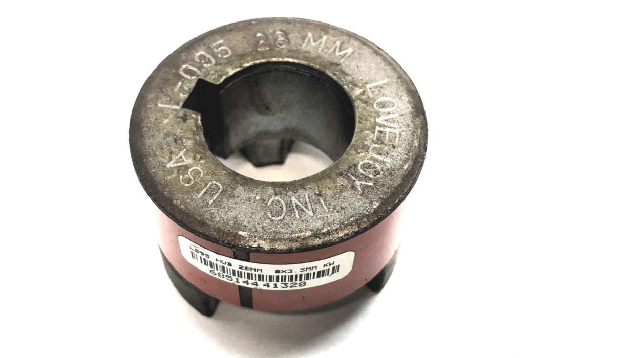 Lovejoy Jaw Coupling Hub 28mm L-095 [Lot of 2] USED