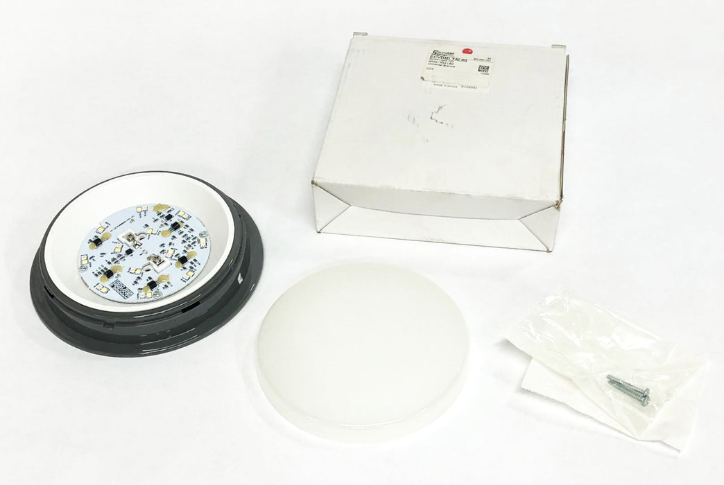 Soundoff Signal 12V White/Red LED Dome Light ECVDMLTAL00 NOS