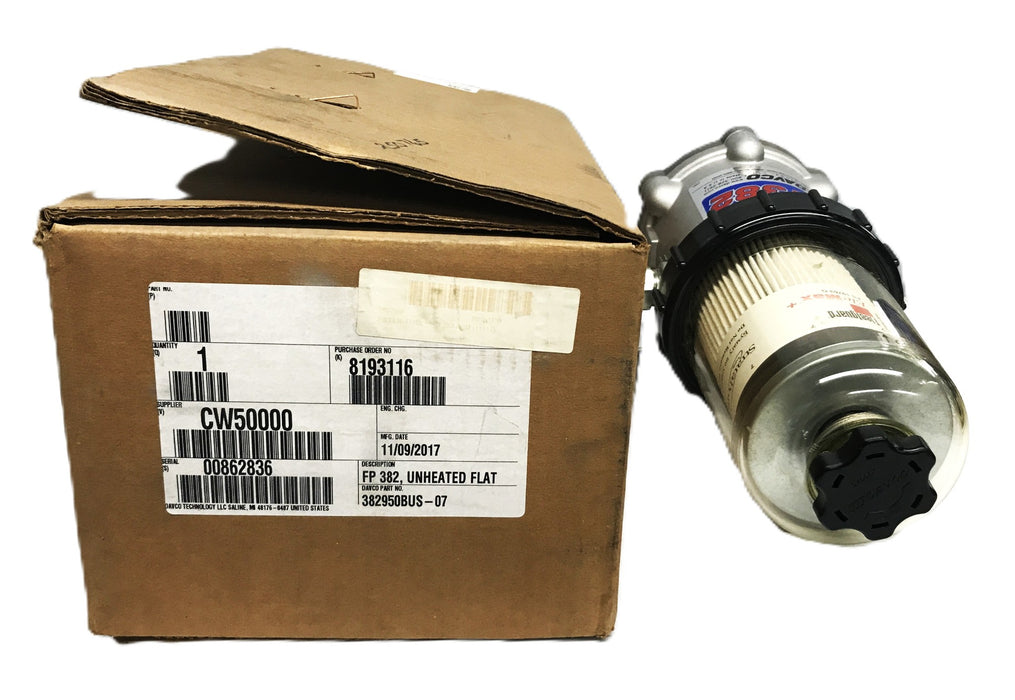 Davco FP382 Unheated Diesel Fuel Filter/Water Separator 382950BUS-07 NOS