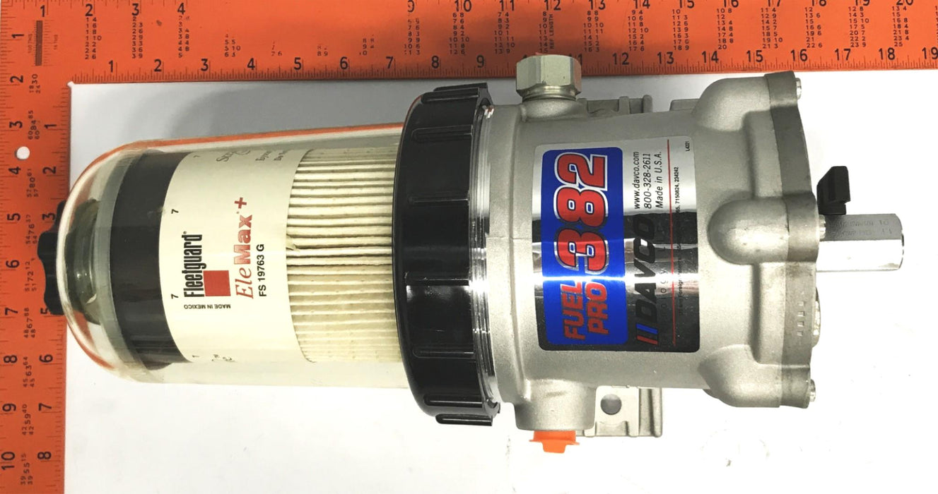 Davco FP382 Unheated Diesel Fuel Filter/Water Separator 382950BUS-07 NOS