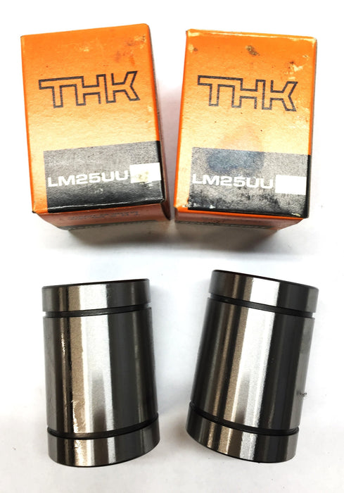 THK Linear Bushing Bearing LM25UU (LM25) [Lot of 2] NOS