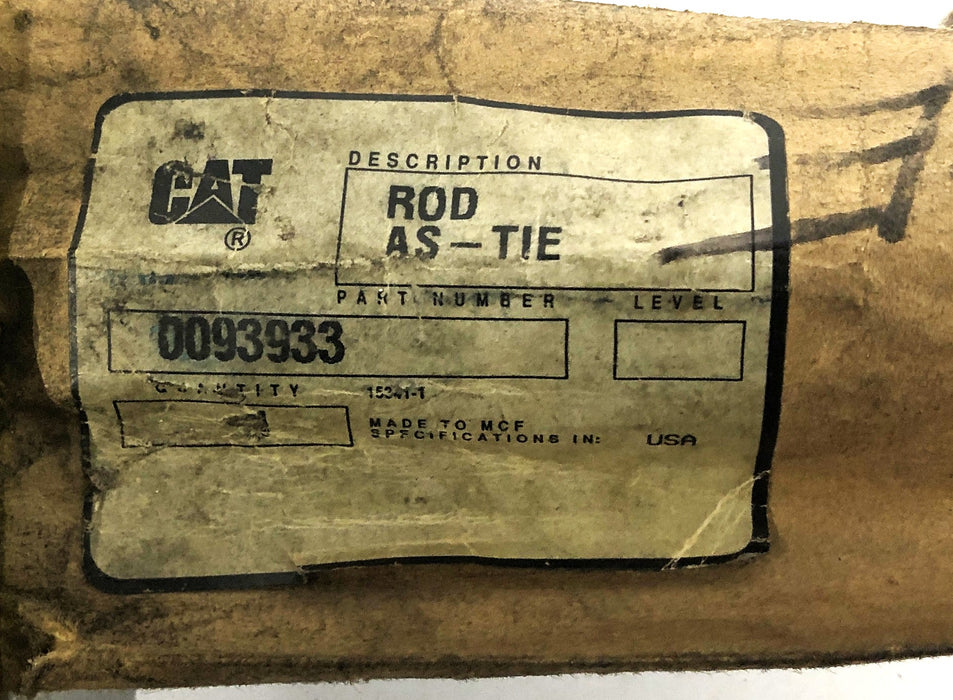 CAT/Caterpillar Tie Rod Assembly 0093933 NOS