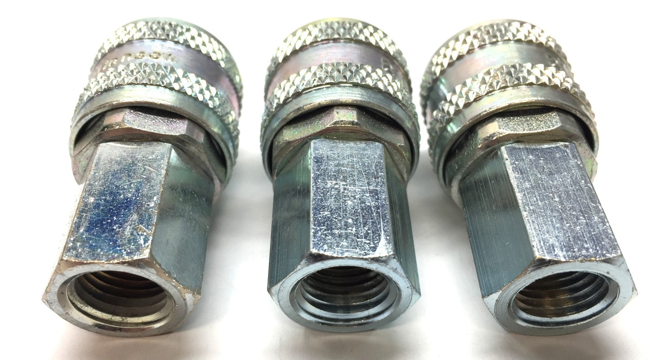 Hansen Series 210 Quick Connect 1/2-20" Steel Coupler [Lot of 3] 212994 NOS