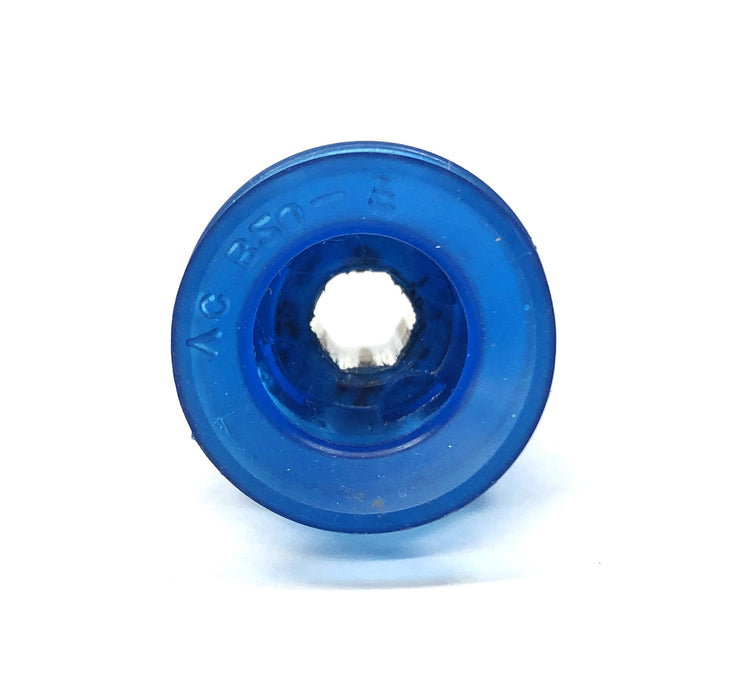 Vi-Cas Blue Vinyl Round Vacuum Cup VCB20F [Lot of 6] NOS