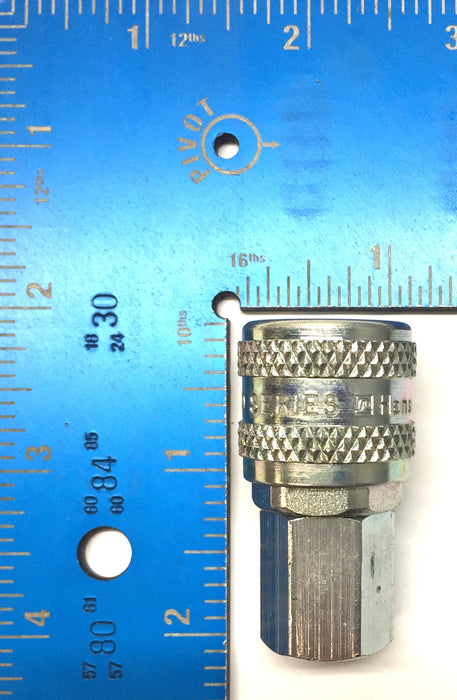Hansen Series 210 Quick Connect 1/2-20" Steel Coupler [Lot of 3] 212994 NOS