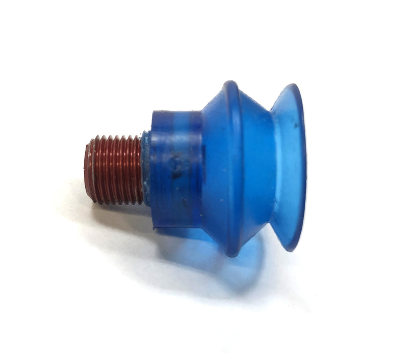 Vi-Cas Blue Vinyl Round Vacuum Cup VCB20F [Lot of 6] NOS
