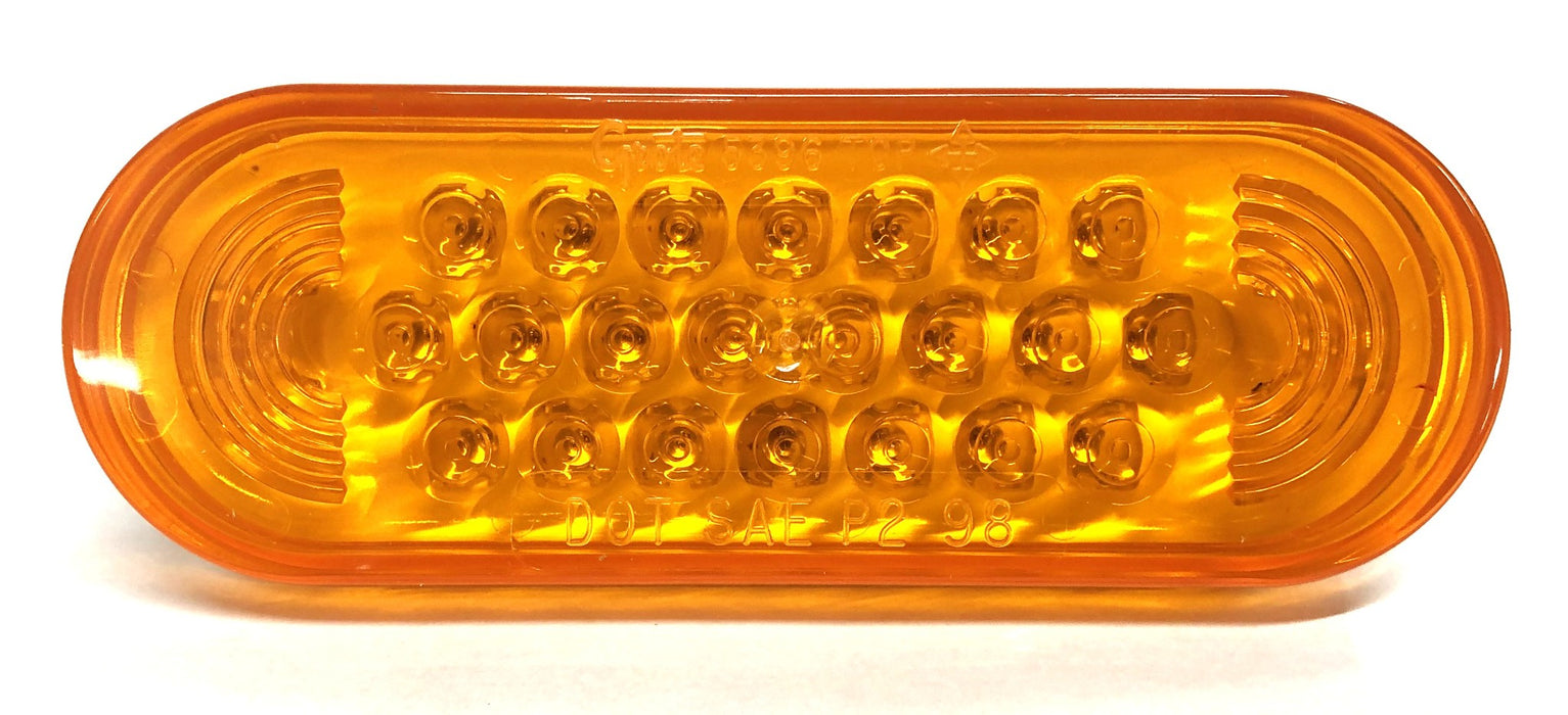 Grote Amber Oval LED Strobe Light 77363 NOS