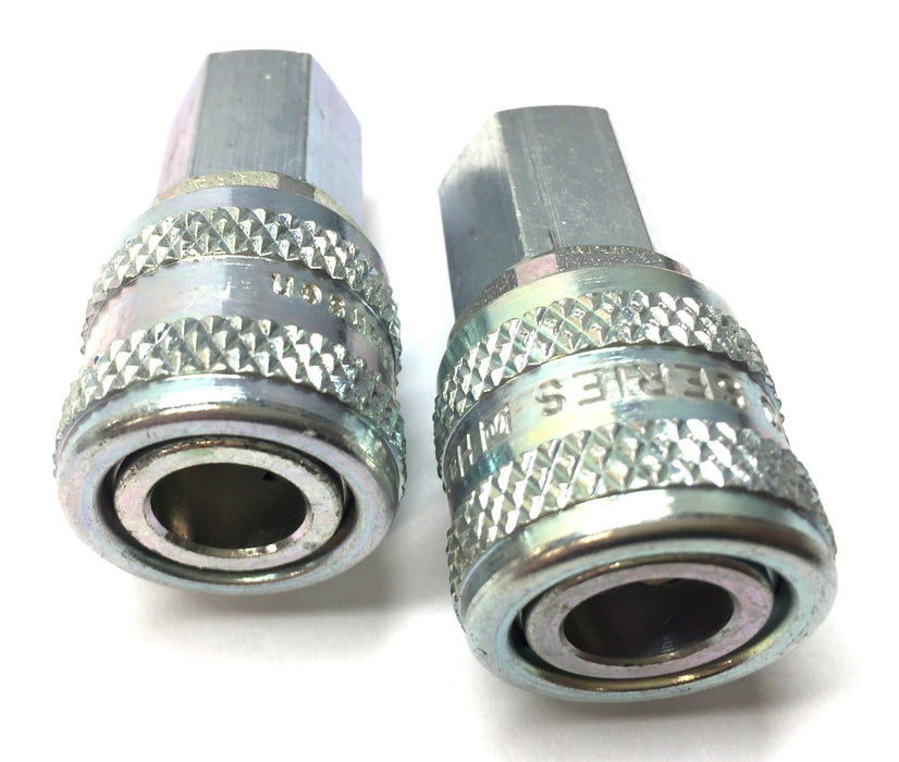 Hansen Series 210 Quick Connect 1/2-20" Steel Coupler [Lot of 2] 212994 NOS
