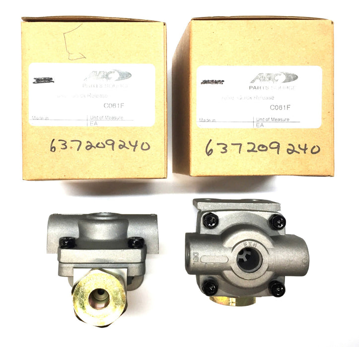 ABC Parts Brake Valve Assembly 637209240 (C016F) [Lot of 2] NOS