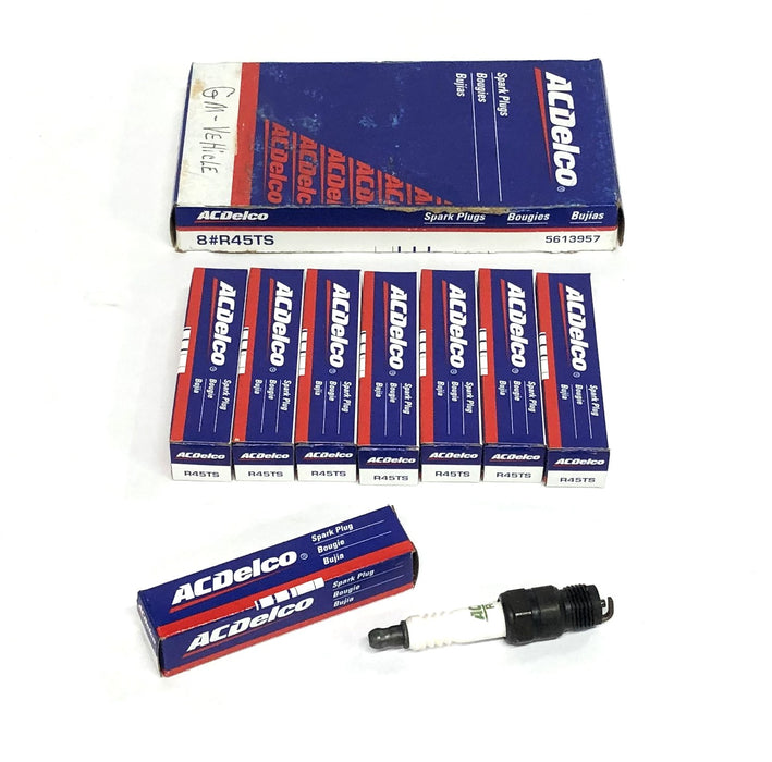 AC Delco Spark Plug R45TS (5613957) [Lot of 8] NOS