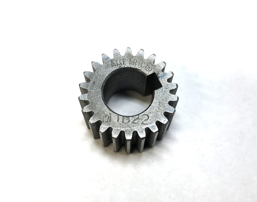 Ametric 22 Teeth Spur Gear With Keyway M1B22 [Lot of 2] NOS