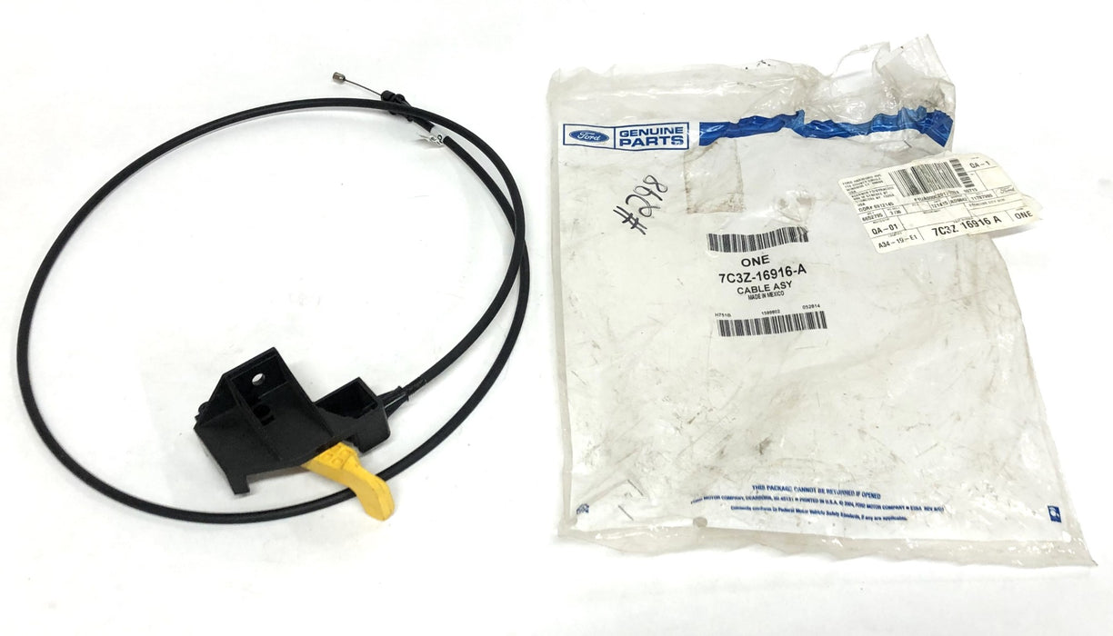 Ford Hood Release Cable Assembly 7C3Z-16916-A NOS