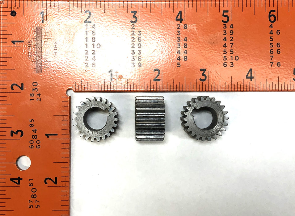 Ametric 22 Teeth Spur Gear With Keyway M1B22 [Lot of 3] NOS