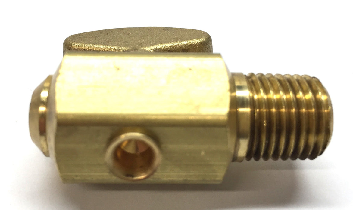 Van Hool 9/16"-18 Male Threaded Brass Air Tank Drain Valve 637211920 NOS